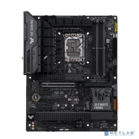 Материнская плата ASUS TUF GAMING Z790-PLUS WIFI, LGA 1700, Intel Z790, 4xDDR5, 4xSATA, 4xM.2, 1xPCIe 5.0 x16, 1xPCIe 4.0 x4, 2xUSB-A 3.2 Gen 2, 4xUSB-A 3.2 Gen 1, 1xUSB-C 3.2 Gen 2, 1xUSB-C 3.2 Gen 2x2, 1x2.5Gb LAN, 5x3.5 мм, 7.1, Standard-ATX