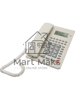 Телефон проводной Ritmix RT-420 белый/серый
