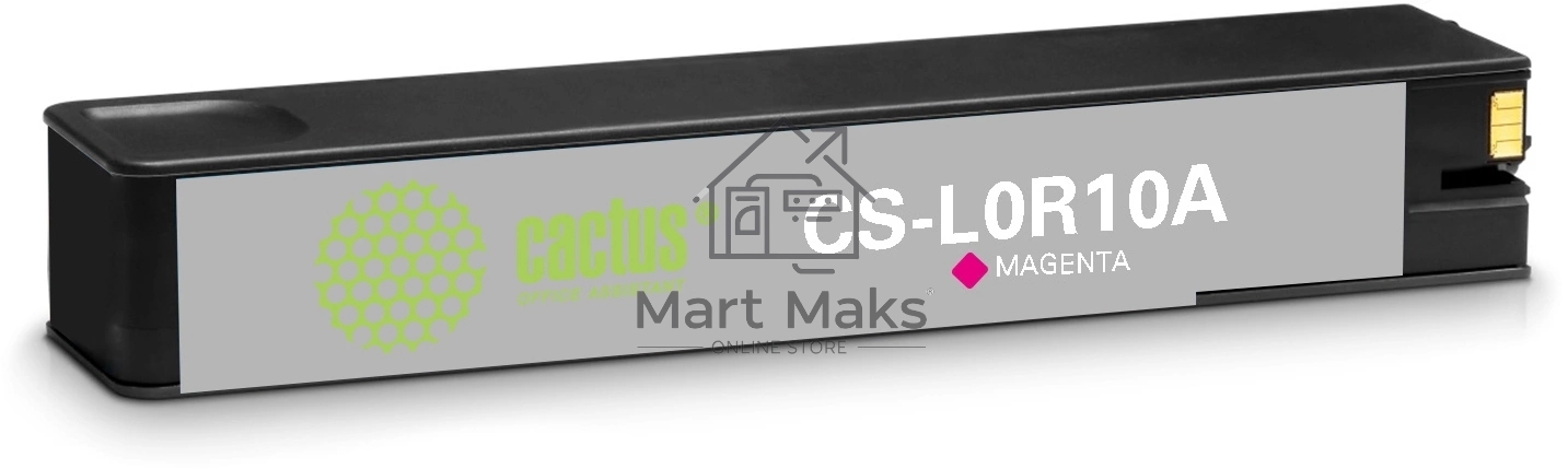 Картридж струйный Cactus CS-L0R10A (981X) пурпурный пигментный (150 мл) для HP PageWide 556dn Enterprise/586dn