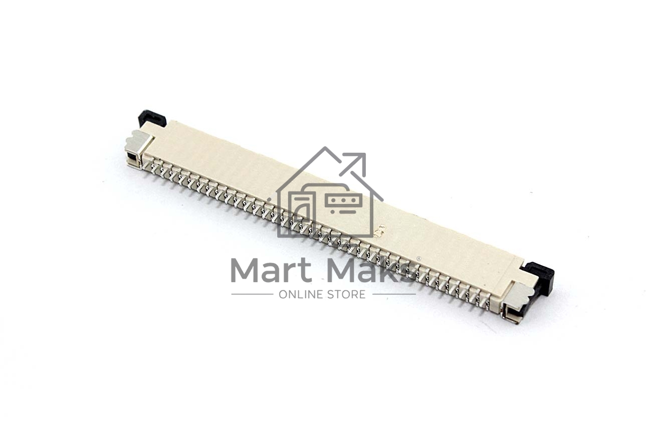 Разъем FPC Half Coverage Bottom Contact 1.0K-BX-36PWB 36 pin высота 2мм шаг 1мм