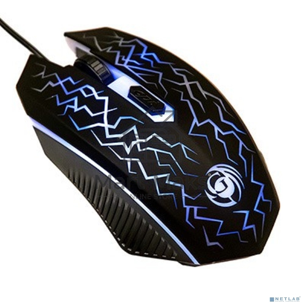 Мышь проводная Dialog Gan-Kata MGK-08U черный, 1600 dpi, USB, кнопки - 4