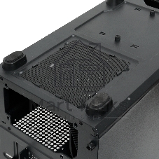 Компьютерный корпус без блока питания HSPD M530, Mesh Mid Tower, Black, TG, 0.4 SPCC, no fans ATX, mATX, mITX 155/290/200mm 2x2.5