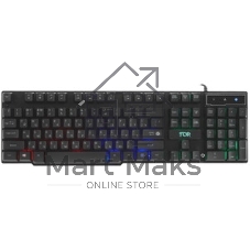 Комплект клавиатура+мышь Defender Tor MHP-127 проводной, USB, 3200 DPI, чёрный