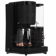 Кофеварка капельная BQ CM7002 Black-Rose Gold со встроенной кофемолкой, исп. кофе - молотый/зерновой, 1.25 л, 800 Вт.