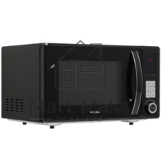 Микроволновая печь Hyundai HYM-D3009 черный, 23 л, 800 Вт, переключатели - кнопки, поворотный механизм