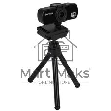 Веб-камера ExeGate Stream C940 2560x1440, 30 кадр/с, USB Type-A, микрофон (шумоподавление), универсальное крепление, штатив в комплекте