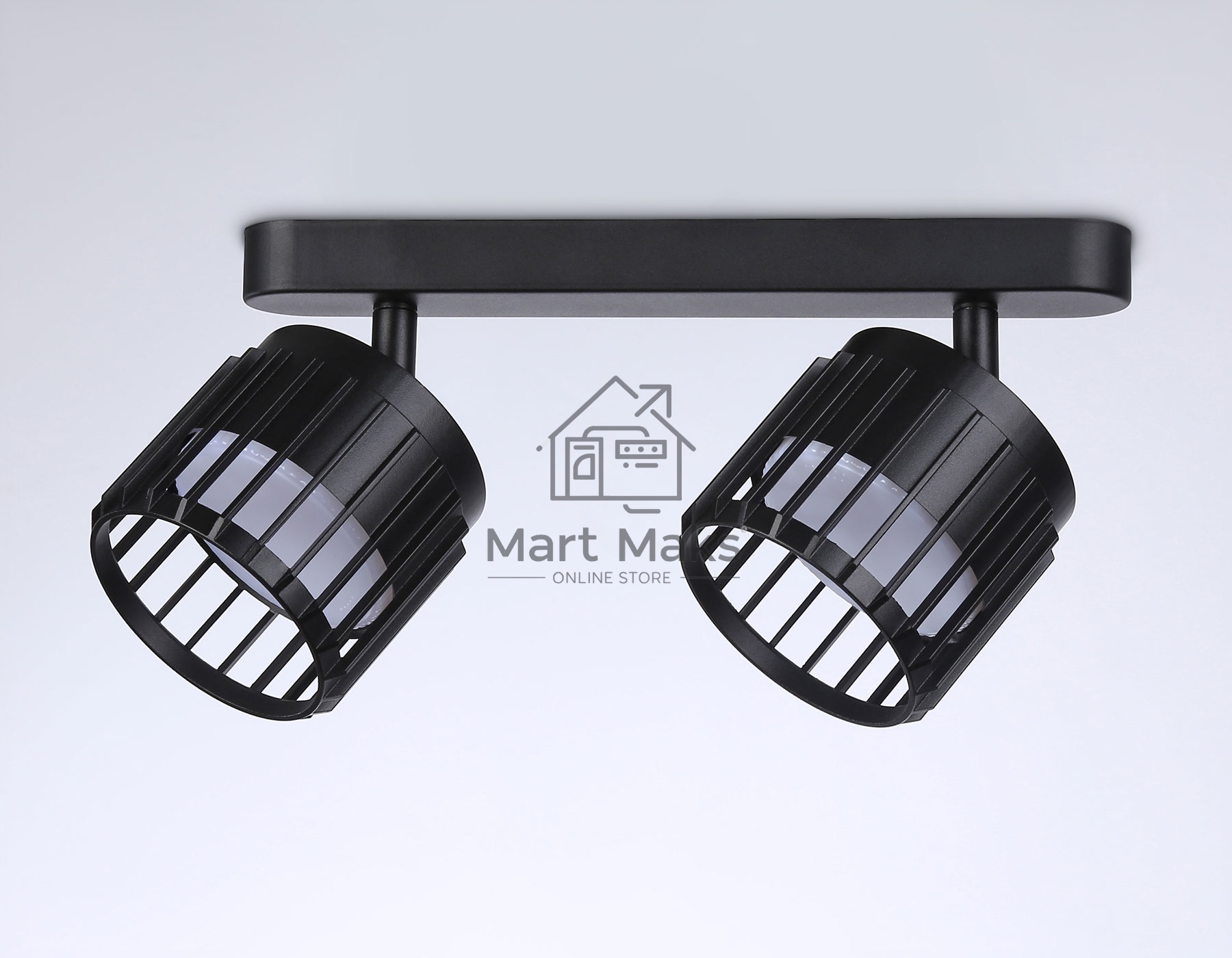 Светильник Ambrella light TN71163/2 BK черный GX53/2 260*100*125