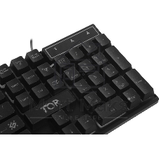 Комплект клавиатура+мышь Defender Tor MHP-127 проводной, USB, 3200 DPI, чёрный