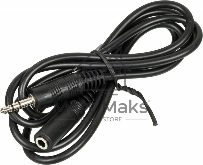 Кабель аудио Ningbo JAAC003-1 Jack 3.5 (m)/Jack 3.5 (f) 1м. черный