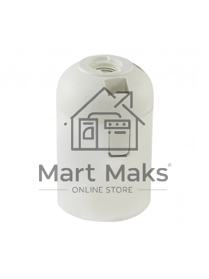 Патрон электрич. E27 Ппл27-04-К02 подвесной пластик бел. (с этикет.) ИЭК EPP10-04-01-K01