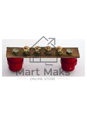 Комплект заземления для шкафов (шина заземления+винты) Hyperline TGRB-SET (упак.:1шт)