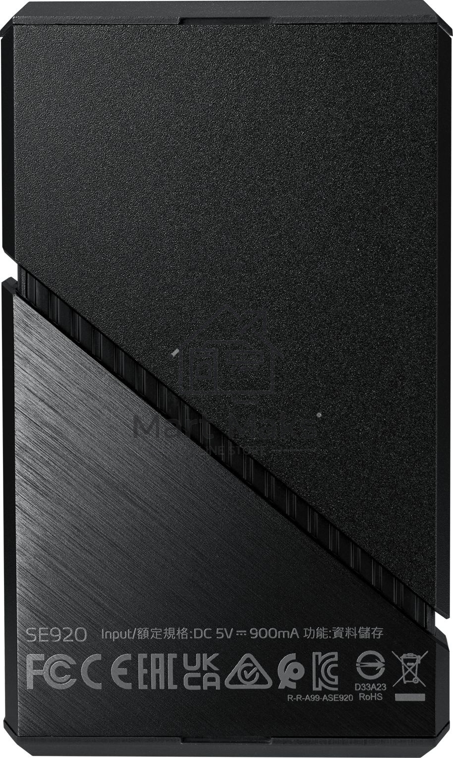 Накопитель SSD ADATA USB-C 1TB EXT. черный SE920-1TCBK