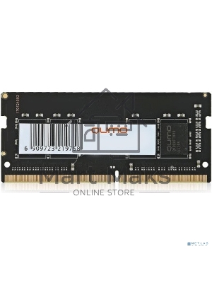 Оперативная память QUMO, DDR4, 8Gb (1x8Gb), 3200MHz, CL22, SO-DIMM
