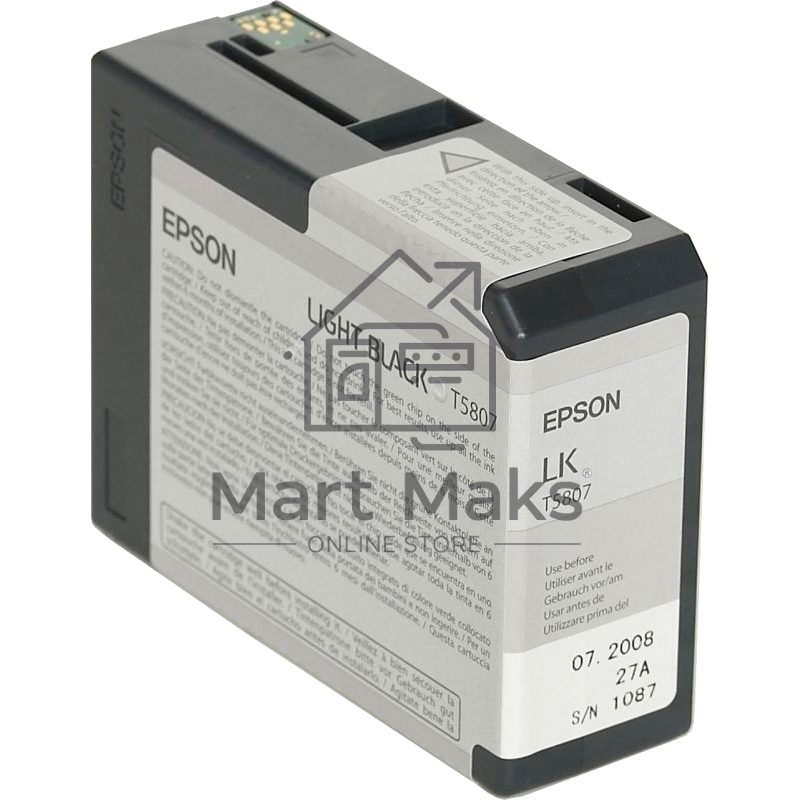 Струйный картридж EPSON C13T580700 для Stylus Pro 3800 80 мл light black