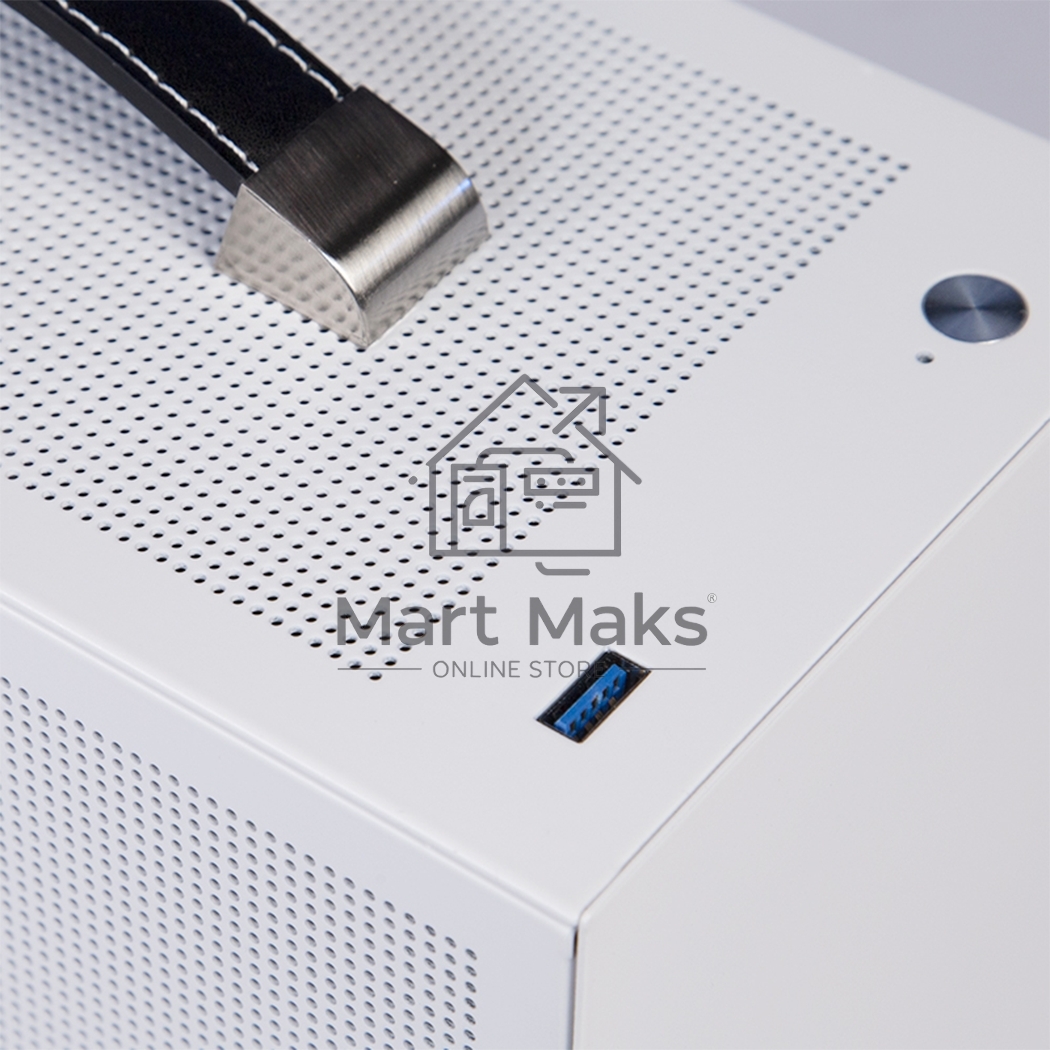 Компьютерный корпус  PCCooler I100 PRO MESH WH, Mesh Compact, белый, SPCC, no fans ITX 60/300/SFX PSU support; 1x2.5