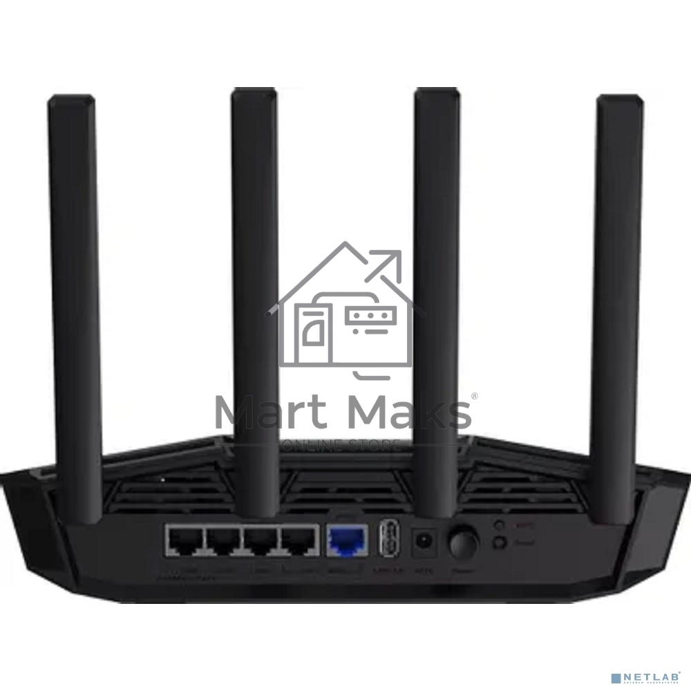 Роутер беспроводной Asus TUF-BE3600 BE3600 100/1000/2500BASE-T черный