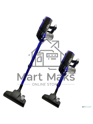 Вертикальный пылесос Ginzzu VS118 черно/синий