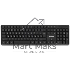 Комплект клавиатура+мышь Defender Triumph C-991 проводной, USB, 1600 DPI, чёрный