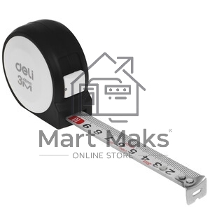 Рулетка Deli Home Series белый H8003A 3м х 16мм, эксклюзивный дизайн