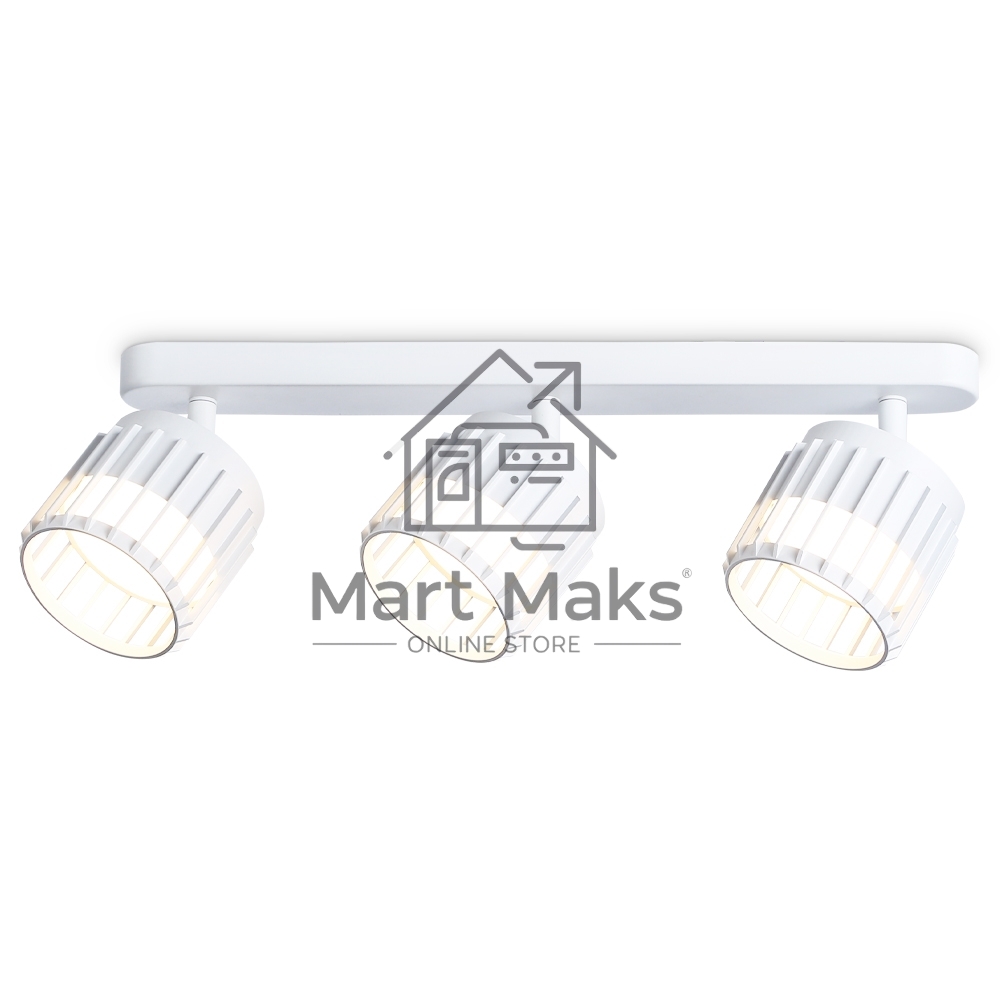 Светильник Ambrella light TN71166/3 WH белый GX53/3 400*100*125