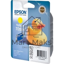 Картридж струйный Epson C13T05544010 желтый для Epson RX520/R240