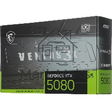 Видеокарта MSI GeForce RTX 5080 VENTUS 3X OC, 16 GB GDDR7, 256 bit, 3xDisplayPort, HDMI, GPU 2640 MHz