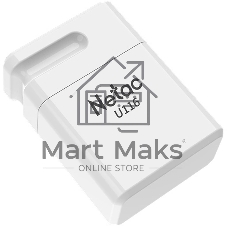 Флешка USB Netac U116 mini (NT03U116N-016G-32WH), 16Gb, USB 3.2, R/W 90/30, белый