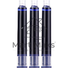 Картридж для перьевой ручки Deli SF456d-blue (упаковка: 6шт) Картридж для перьевой ручки Deli SF456d-blue (упаковка: 6шт)