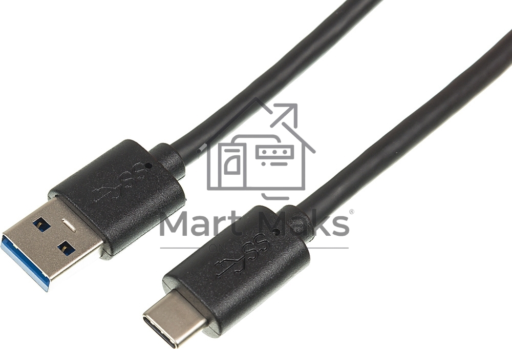 Кабель Buro BHP USB-TPC-3 USB 3.0 A(m) USB Type-C (m) 3м черный