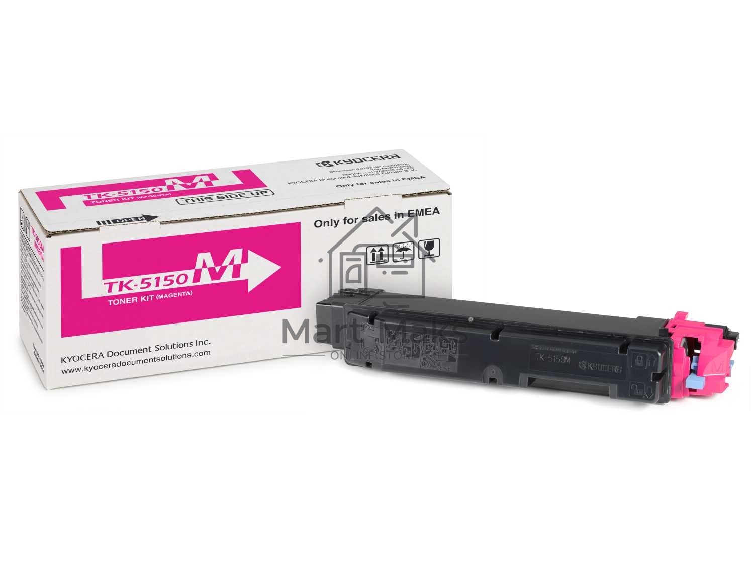 Картридж лазерный Kyocera TK-5150M (1T02NSBNL00) пурпурный для P6035cdn/M6035cidn/M6535cidn 10000 стр.