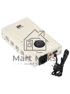 Стабилизатор напряжения настенный SLIM 0,5кВА IEK IVS22-1-D05-09