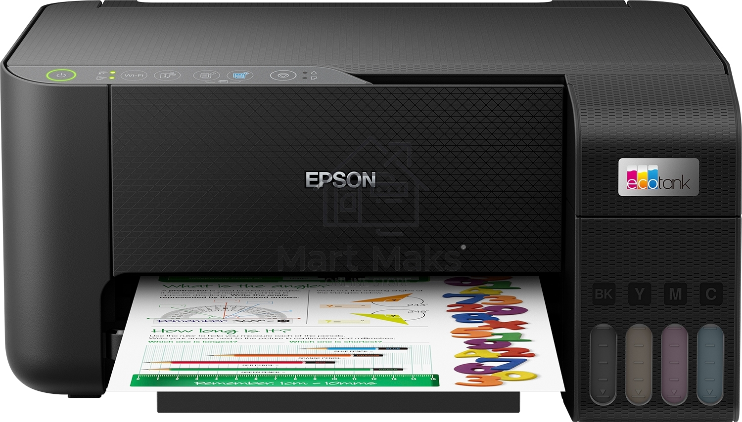 МФУ струйный Epson L3250 (C11CJ67412/C11CJ67418/C11CJ67405/C11CJ67408/C11CJ67503/C11CJ67508/C11CJ67523), A4, цветное, печ. до 33 стр/мин. (ч/б) до 15 стр/мин. (цвет), скан. до 11 стр/мин. (ч/б) 28 стр/мин. (цвет), 1440 x 5760 dpi (печать) 1200x2400dpi (ск