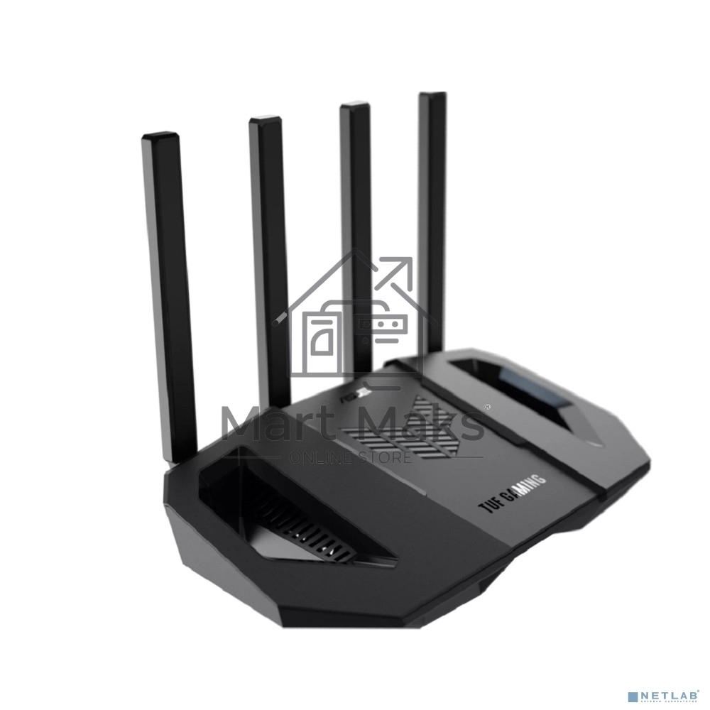 Роутер беспроводной Asus TUF-BE3600 BE3600 100/1000/2500BASE-T черный