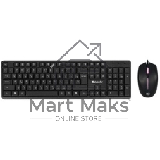 Комплект клавиатура+мышь Defender Triumph C-991 проводной, USB, 1600 DPI, чёрный