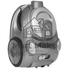Пылесос Eurostek EVC-3011 серебристый/серый, 400/2600 Вт, уборка сухая, пылесборник контейнер 2.5 л