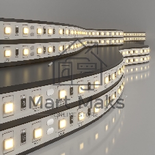 Лента светодиодная 5050 12V 60Led 14,4W IP20 / 60Led 14,4W IP20 3300K теплый белый