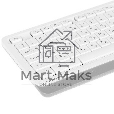Комплект клавиатура+мышь A4Tech FStyler F1010 проводной, USB, 1600 DPI, белый/серый