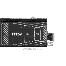 Блок питания Power Supply MSI MAG A750GN PCIE5, 750W 80+ Gold (ATX, 3.1, PCIe 5.1, Non-modular, 1x24(20+4)pin, 2xCPU 8(4+4)pin, 2xPCIe*2 8(6+2)pin, 1x12VHPWR (450W), 4xSATA3, 2xMOLEX4pin, Active, 120x120mm, 140x150x86mm, APFC, black)