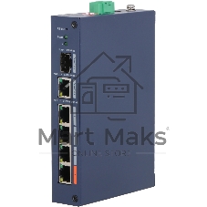 Коммутатор Dahua DH-CHS4106-4ET-60, 1×1 Гбит/с, управляемый