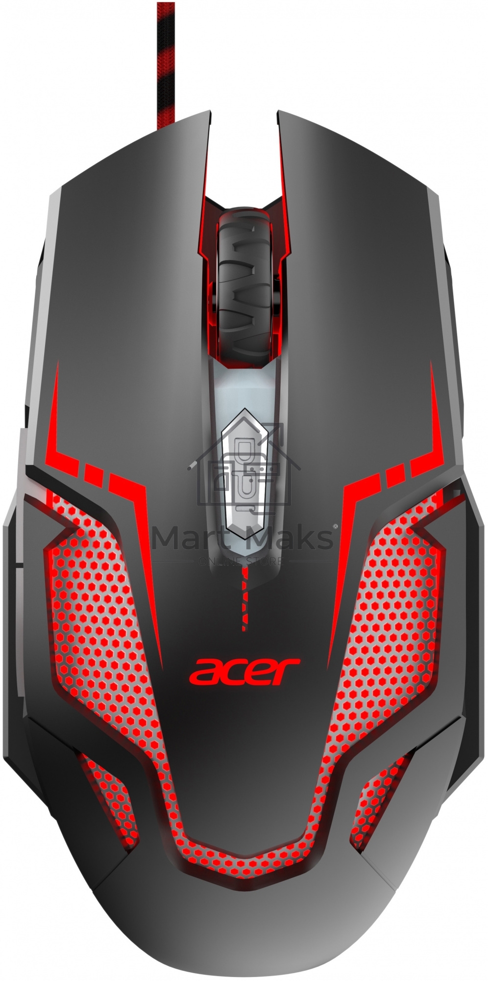 Мышь Acer OMW125 черный оптическая (3200dpi) USB (6but)