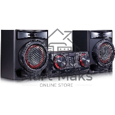 Мини-аудиосистема LG CJ44 черный 480Вт FM USB BT