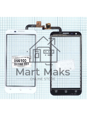 Сенсорное стекло (тачскрин) для Fly IQ454 EVO Tech 1, белое