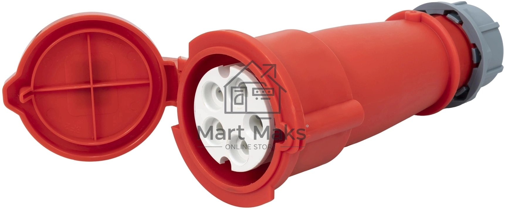 Блок распределения питания Powercom PDU-32AVMS24-18C3-6C9-3P верт.размещ. 18xC13 6xC19 с сетевым мониторингом 3x32A EN 60309 2м