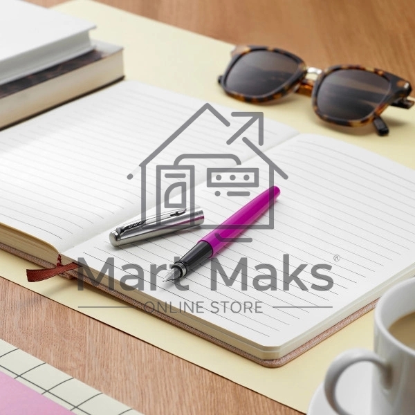 Ручка перьевая Parker Jotter Originals F60 (2096860) Magenta M сталь нержавеющая блистер