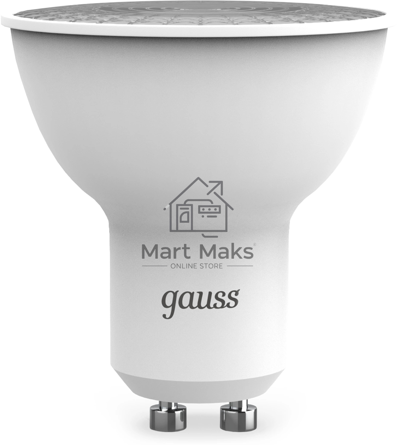Лампа светодиодная Gauss 101506307 7Вт цок.:GU10 рефлек. 150B св.свеч.бел.хол. MR16 (упак.:10шт)