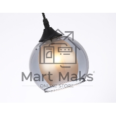 Светильник Ambrella light TR3539 BK/SM/FR черный/дымчатый/белый матовый E27 max 40W D130*800