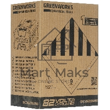 Аккумулятор GreenWorks G82B2, 82V, 2,5 А.ч (2914907) - это литий ионная (Li-ion) батарея, силой тока 2,5 ампер/час и выполненная по самым передовым технологиям. Применяется в линейке всех устройств Greenworks 82V Commercial. Аккумулятор состоит из ячеек производства японской компании LG. Ячейки этого производителя обладают самыми высокими показателями по емкости и выдаваемому напряжению, и относятся к классу A++. Батарея снабжена специальной платой управления, благодаря которой ячейки заряжаются и разряжаются равномерно и одновременно, что значительно продлевает срок жизни аккумулятора (среднее время 7 лет), а также отсутствует эффект потери мощности инструмента при разряде. Для надежной работы аккумулятор снабжен чипом, который защищает его от перезаряда, перегрева и глубокого разряда.Благодаря высокотехнологичным ячейкам, плате управления и защитному чипу, аккумулятор обладает долгим сроком службы - до 2000 циклов заряда-разряда. Корпус - ударопрочный