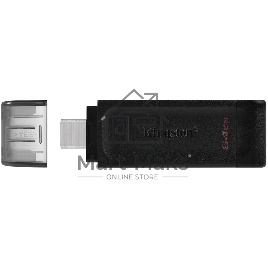 Флешка USB R/W R/W Kingston 64Gb DataTraveler DT70 <DT70/64GB>, USB-C 3.2 Gen 1