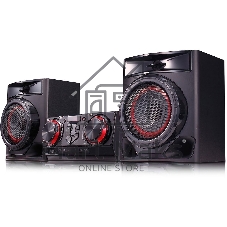 Мини-аудиосистема LG CJ44 черный 480Вт FM USB BT