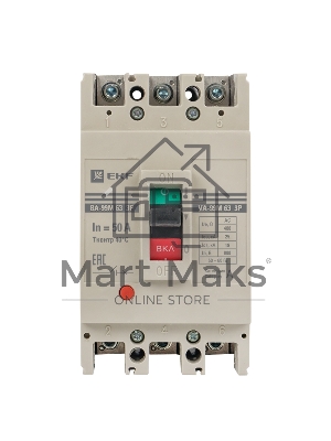Выключатель автоматический 3п ВА-99М 63/50А Basic EKF mccb99-63-50m